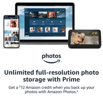 Amazon Canada Deals: Get a $12 Amazon Credit with Amazon Photos