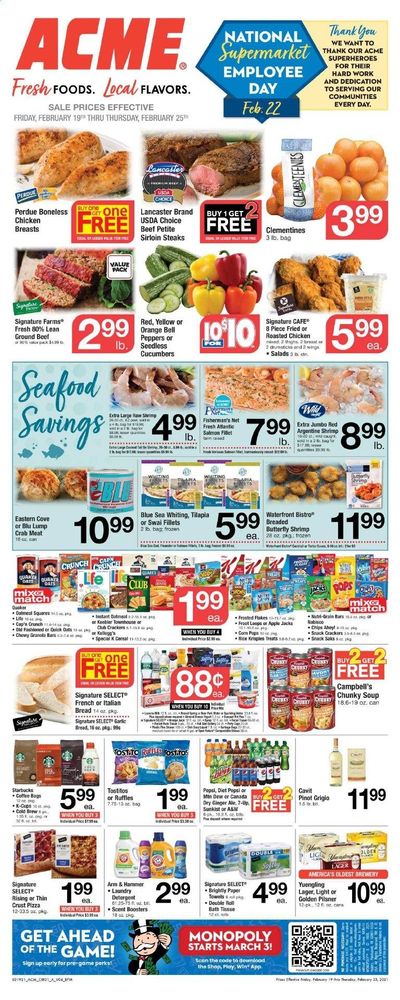 ACME Weekly Ad Flyer February 19 to February 25