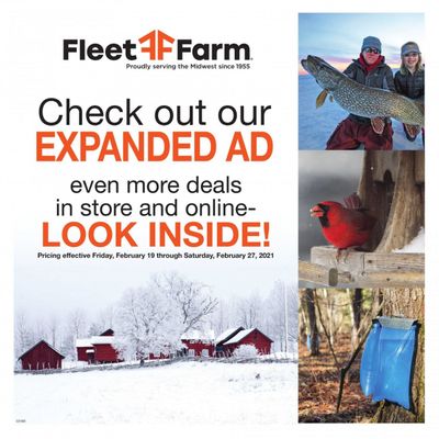 Fleet Farm Weekly Ad Flyer February 19 to February 27