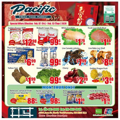 Pacific Fresh Food Market (North York) Flyer February 7 to 13