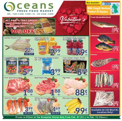 Oceans Fresh Food Market (Brampton) Flyer February 7 to 13