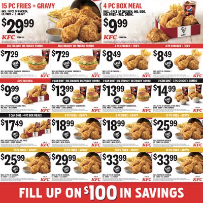 KFC Canada Coupons (Alberta, Manitoba), until October 20, 2019