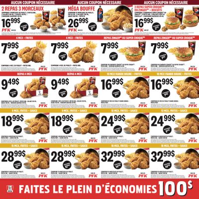 KFC Canada Coupons (Quebic), until October 13, 2019