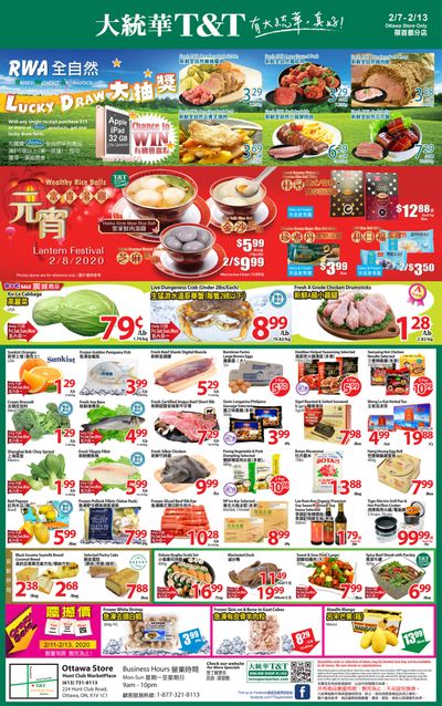 T&T Supermarket (Ottawa) Flyer February 7 to 13