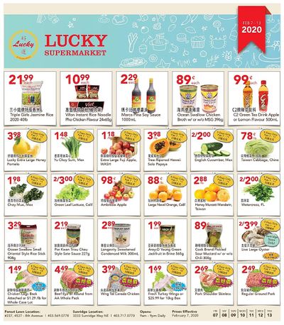 Lucky Supermarket (Calgary) Flyer February 7 to 13