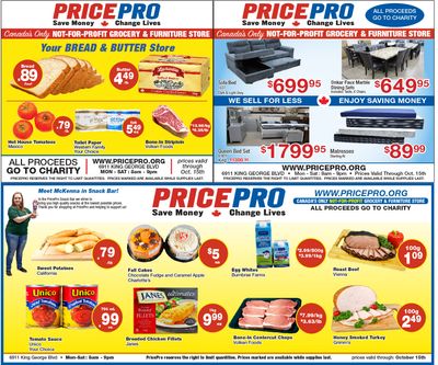 Price Pro Flyer October 9 to 15