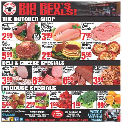 Big Red Markets Flyer February 7 to 13
