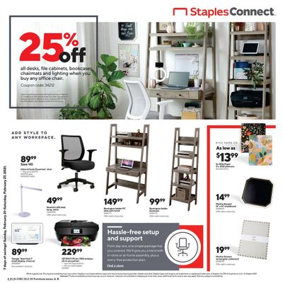 Staples Weekly Ad Flyer February 21 to February 27