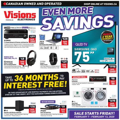 Visions Electronics Flyer February 7 to 13