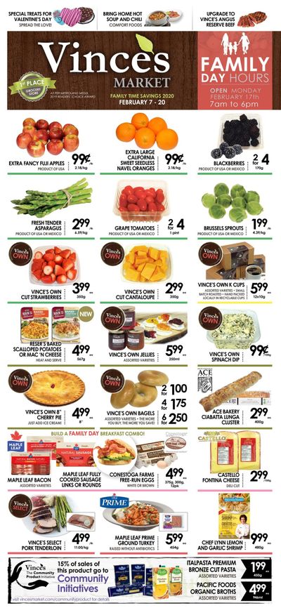 Vince's Market Flyer February 7 to 20