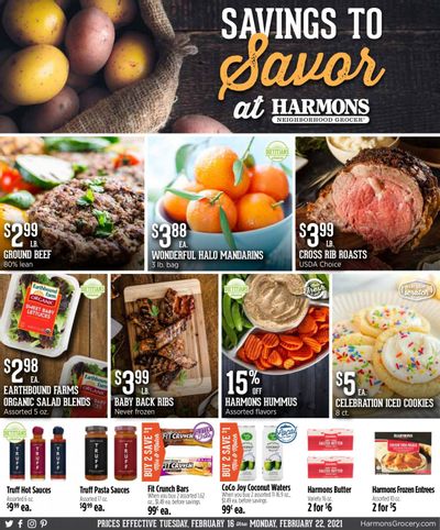 Harmons Weekly Ad Flyer February 16 to February 22