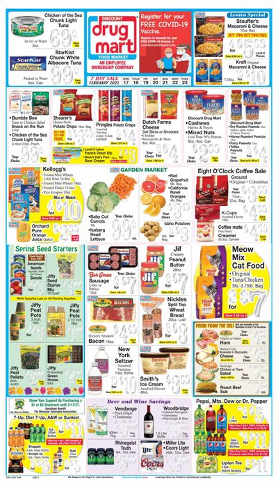 Discount Drug Mart (OH) Weekly Ad Flyer February 17 to February 23