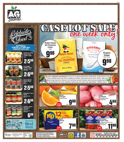 AG Foods Flyer February 21 to 27