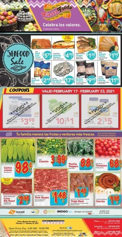 Fiesta Foods SuperMarkets Weekly Ad Flyer February 17 to February 23