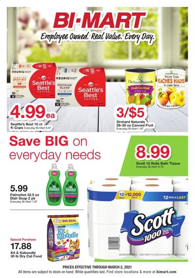 Bi-Mart Weekly Ad Flyer February 17 to March 2