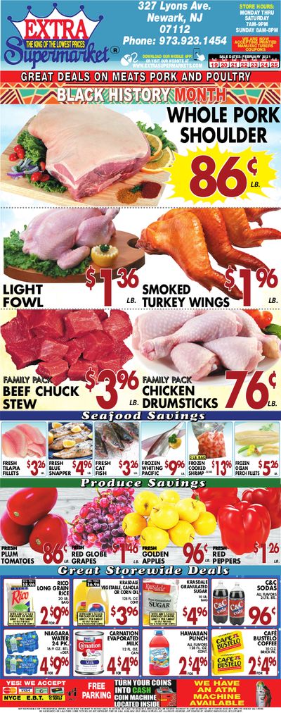 Extra Supermarket Weekly Ad Flyer February 19 to February 25, 2021