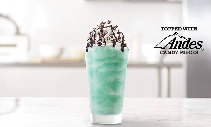Mint Chocolate Shake at Arby's