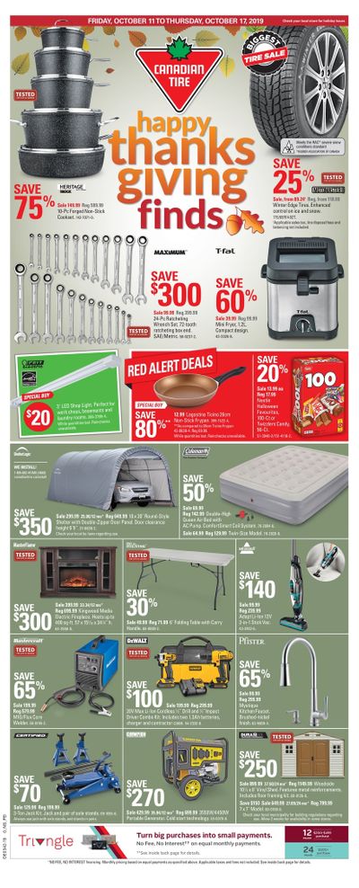 Canadian Tire (Atlantic) Flyer October 11 to 17