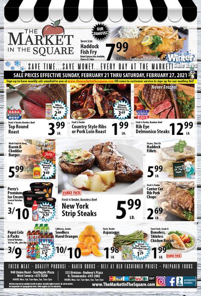 The Market in the Square Weekly Ad Flyer February 21 to February 27, 2021
