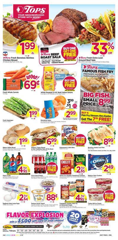 Tops Friendly Markets Weekly Ad Flyer February 21 to February 27, 2021
