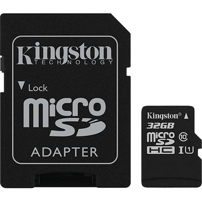 Kingston Canvas Select microSD Card - 32 GB (SDCS/32GBCR) on Sale for $5.00 (Save $5.00) at Visions Electronics Canada