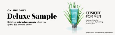Beauty Boutique Deluxe SampleReceive a Mini Deluxe When You Spend $25.00 or more Online at Beauty Shoppers Drug Mart Canada