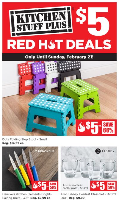 Kitchen Stuff Plus Red Hot Deals Flyer February 22 to 28