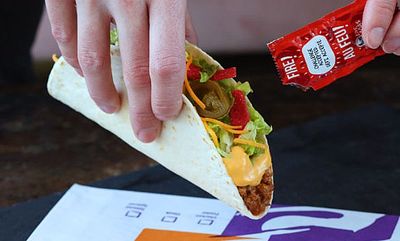Spicy Loaded Nacho Taco at Taco Bell Canada