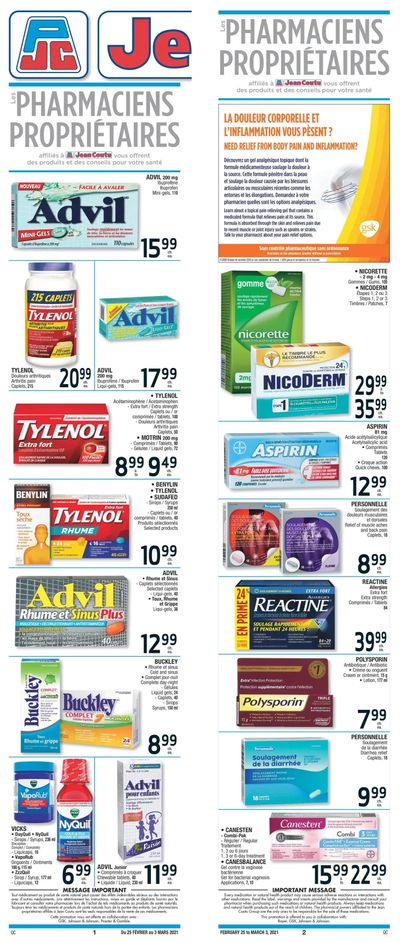 Jean Coutu (QC) Flyer February 25 to March 3