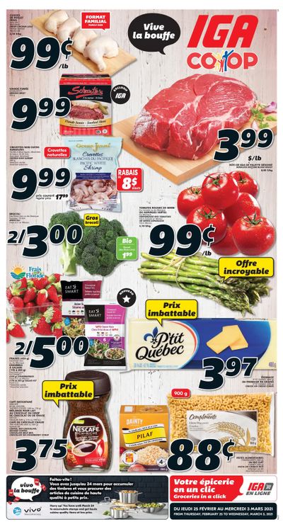 IGA (NB) Flyer February 25 to March 3
