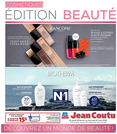 Jean Coutu (QC) Beauty Insert February 25 to March 10