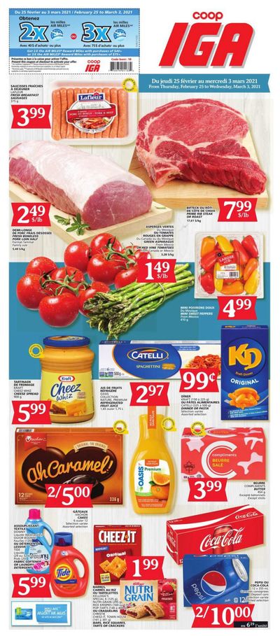 Coop IGA Flyer February 25 to March 3