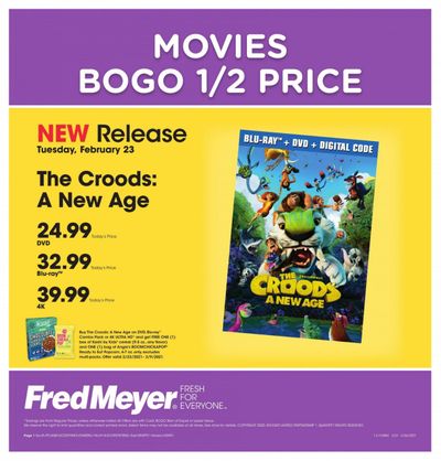 Fred Meyer (DC, DE, NJ, NY, PA, VA) Weekly Ad Flyer February 23 to February 26