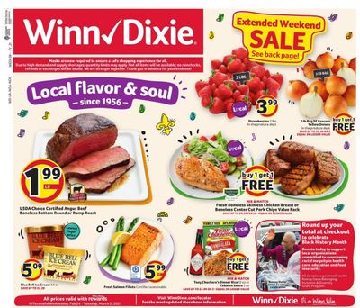 Winn Dixie (AL, FL, GA, LA, MS) Weekly Ad Flyer February 24 to March 2