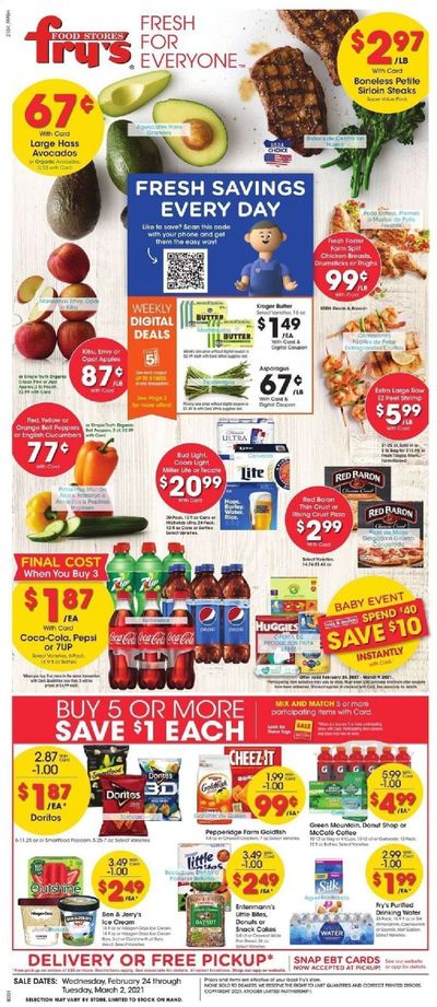 Fry’s Weekly Ad Flyer February 24 to March 2