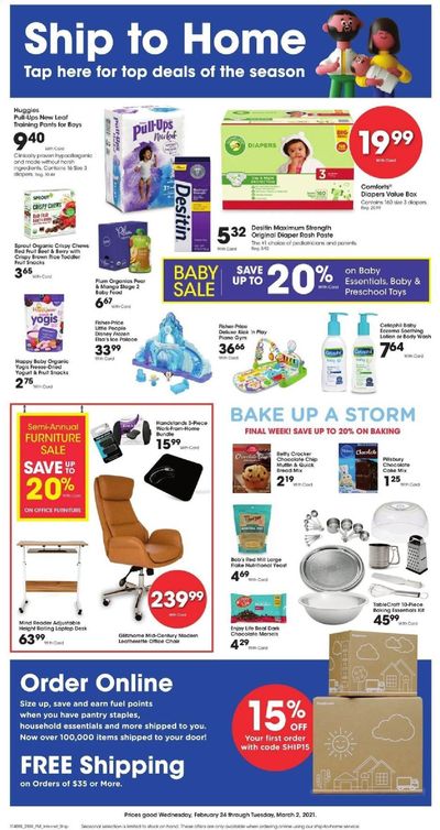 Smith's (AZ, ID, MT, NM, NV, UT, WY) Weekly Ad Flyer February 24 to March 2
