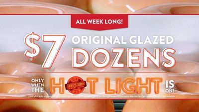  $7 Original Glazed Dozens at Krispy Kreme