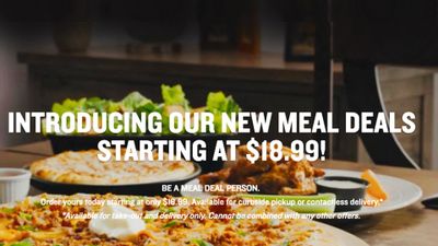 NEW MEAL DEALS  at Boston Pizza