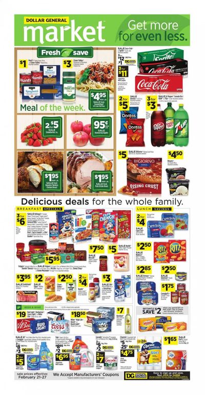 Dollar General (OH) Weekly Ad Flyer February 21 to February 27