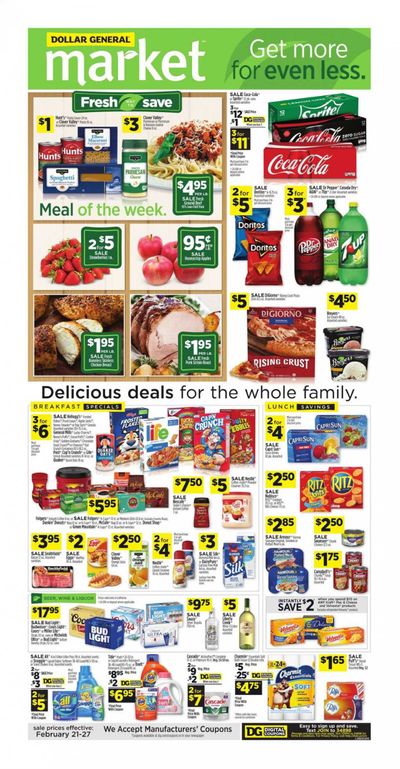 Dollar General (CA) Weekly Ad Flyer February 21 to February 27