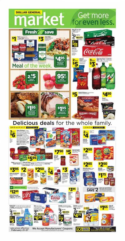 Dollar General (SC) Weekly Ad Flyer February 21 to February 27