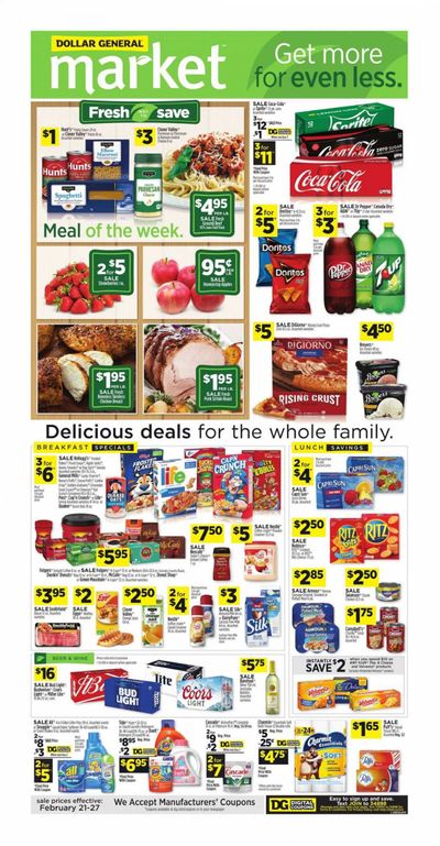 Dollar General (LA) Weekly Ad Flyer February 21 to February 27
