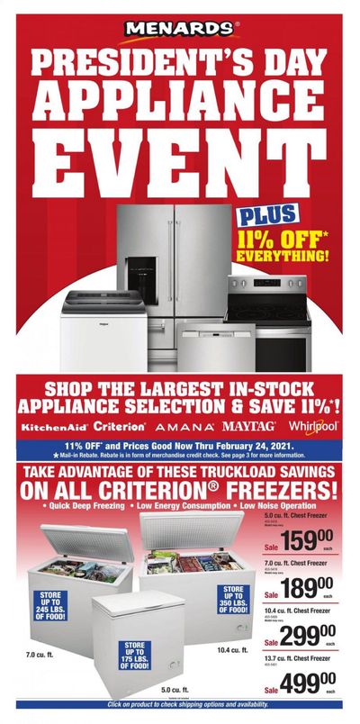 Menards Weekly Ad Flyer February 21 to February 24