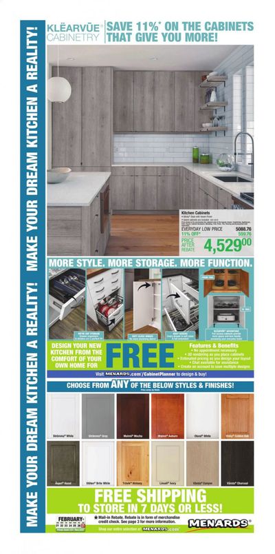 Menards Weekly Ad Flyer February 21 to February 27