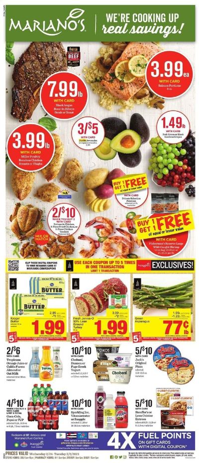 Mariano’s Weekly Ad Flyer February 24 to March 2