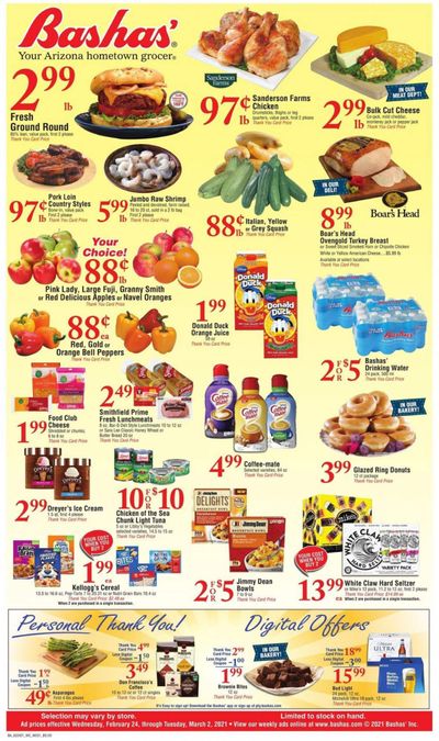 Bashas' Weekly Ad Flyer February 24 to March 2