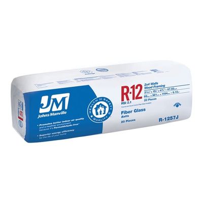 Johns Manville R12 97.92SF Fiberglass Building Insulation on Sale for $49.54 at Lowe's Canada