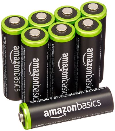 AmazonBasics AA Rechargeable Batteries (8-Pack) Pre-charged - Battery Packaging May Vary on Sale for $ 14.86 (Save $ 5.13) at Amazon Canada