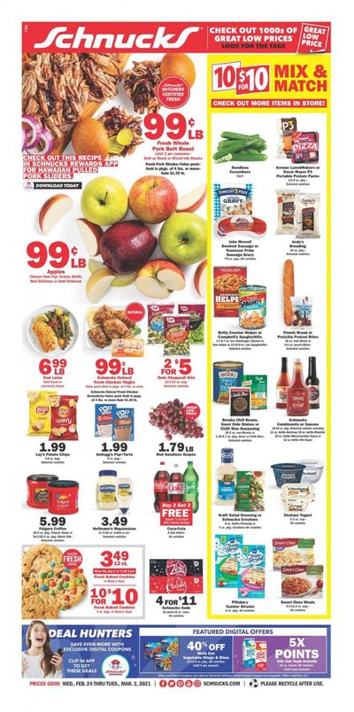 Schnucks (IA, IL, IN, MO, WI) Weekly Ad Flyer February 24 to March 2