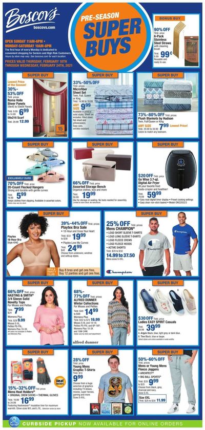 Boscov's Weekly Ad Flyer February 21 to February 24